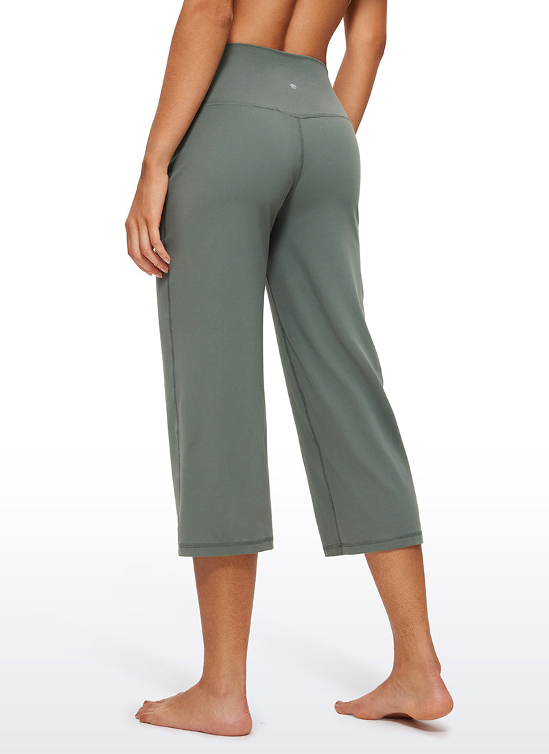 Butterluxe Hose mit hoher Taille und weitem Bein und Taschen, 23''