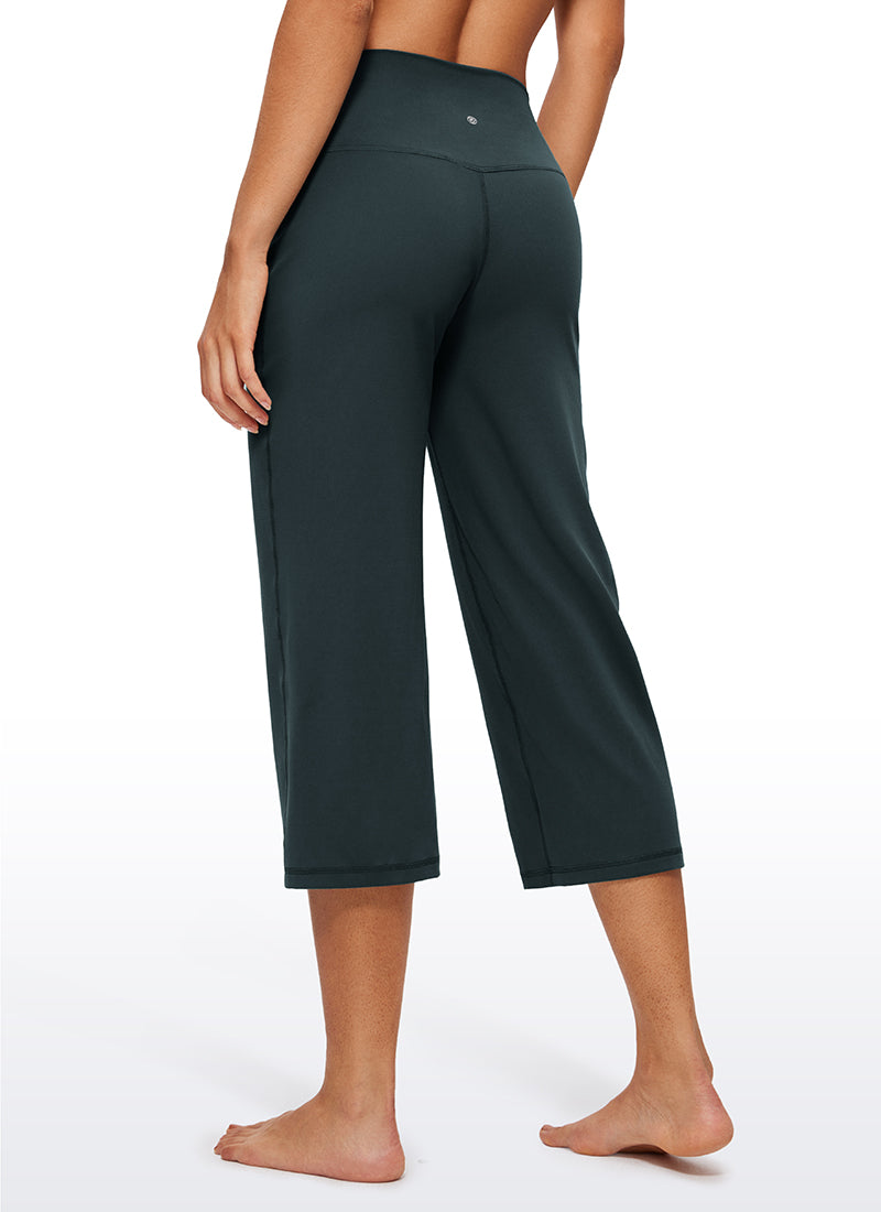 Butterluxe Hose mit hoher Taille und weitem Bein und Taschen, 23''